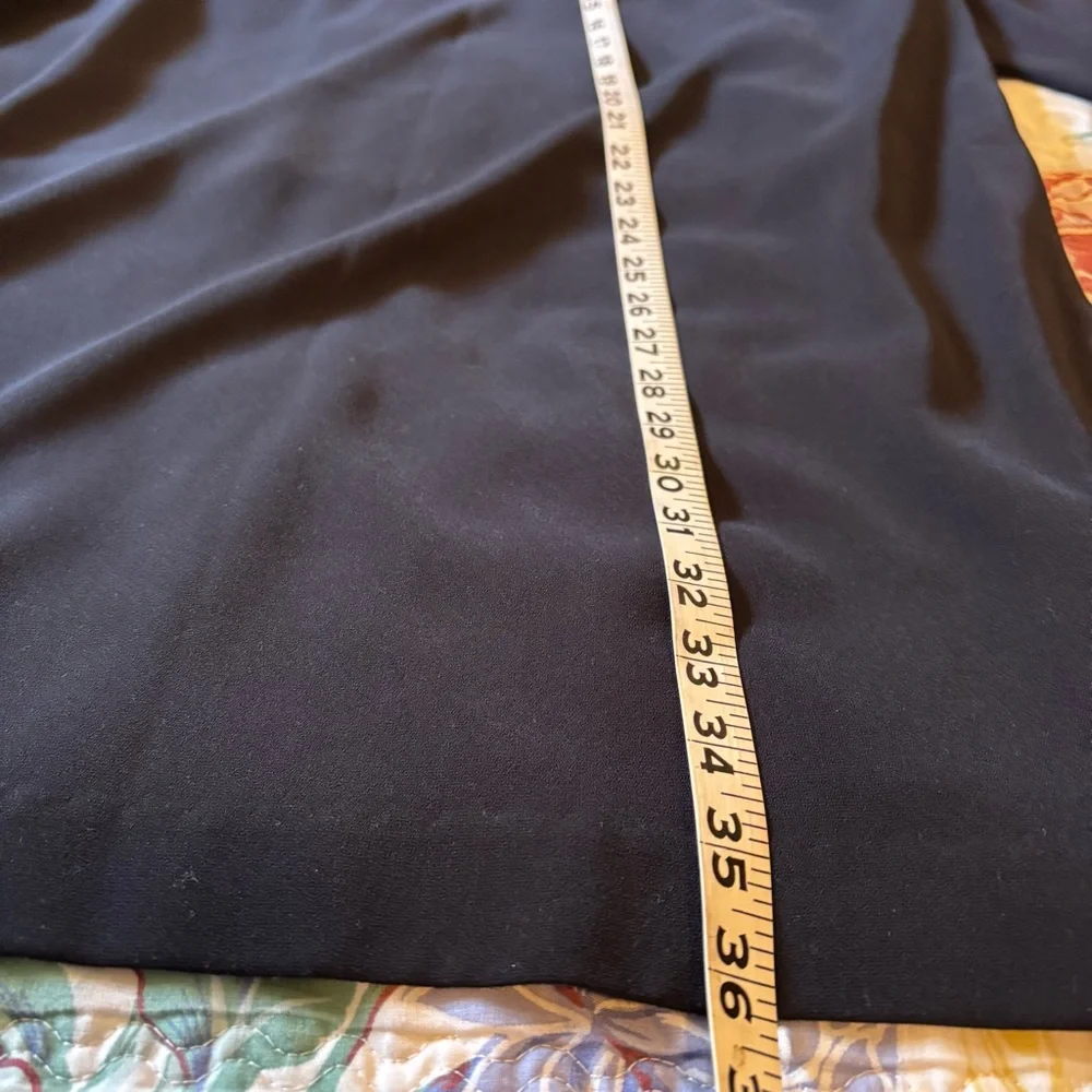 Jessica Howard Women’s Sz 14 Black and pink Open Jacket Long Skirt Skirt 2 pc